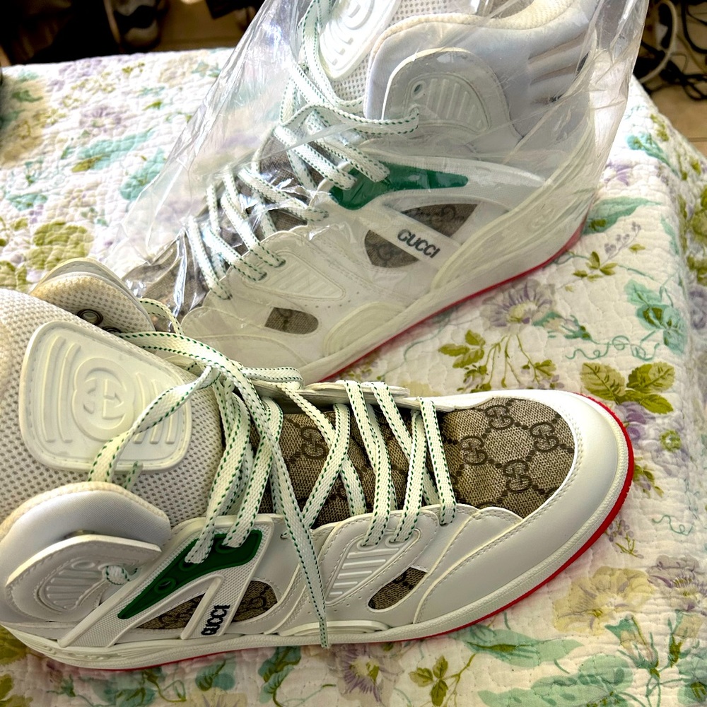 Gucci basket shoes